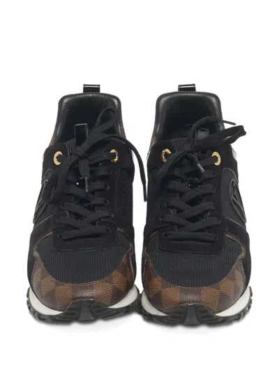 Pre-owned Louis Vuitton Run Away Sneakers In Black