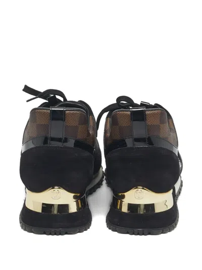 Pre-owned Louis Vuitton Run Away Sneakers In Black