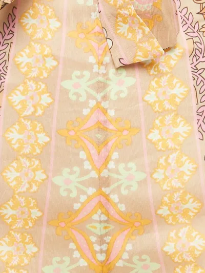 Pre-owned Sandro Floral-detail Jumpsuit In Neutral