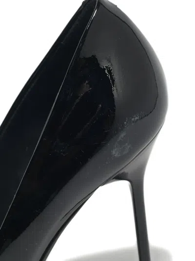 Pre-owned Burberry Bow-embellishment Pumps In Black