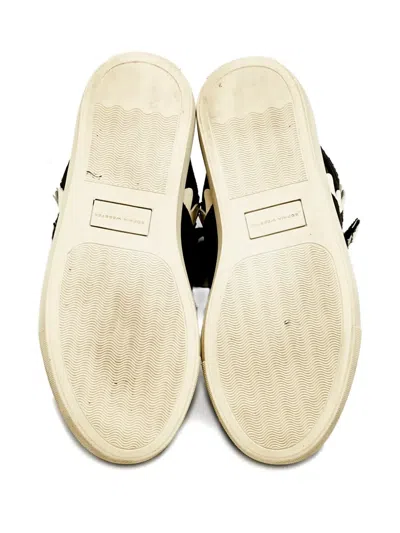 Pre-owned Sophia Webster Lace-up Leather Sneakers In Black