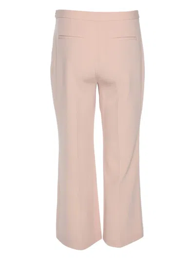 Pre-owned Theory Laleenka Pressed-crease Trousers In Pink