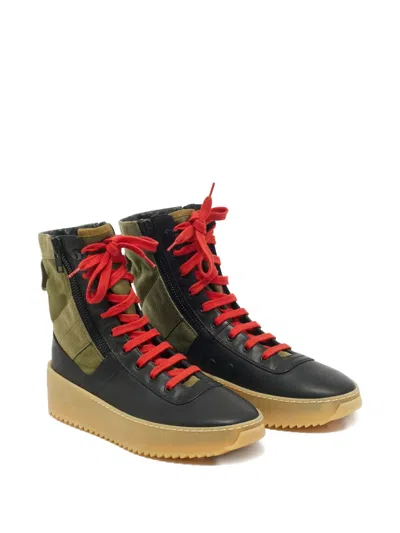 Pre-owned Fear Of God Jungle High-top Sneakers In Black