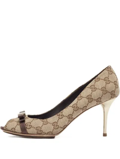 Pre-owned Gucci 982141 Brown