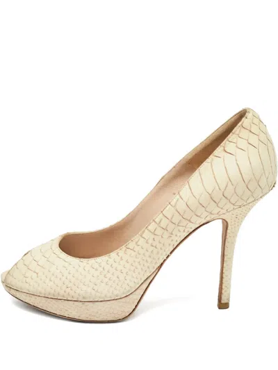 Pre-owned Dior 976323 Beige In Neutral