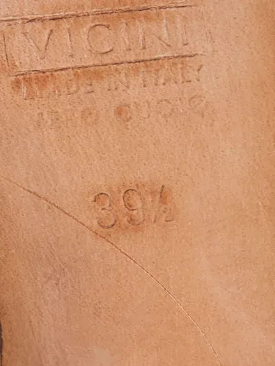 Pre-owned Giuseppe Zanotti Vintage 95mm Crocodile-embossed Pumps In Brown