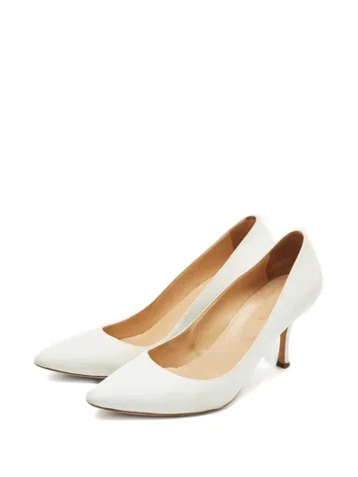 Pre-owned Sergio Rossi Vintage 1158852 White