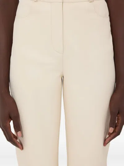 Loulou De Saison Cobe Lds Front Pockets Trousers In White