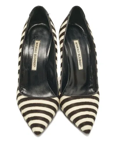 Pre-owned Manolo Blahnik 1054594 Black