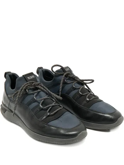 Pre-owned Tod's Nuovo Leather Sneakers In Black