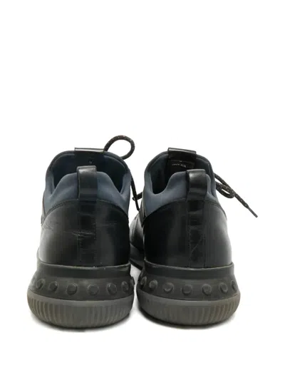 Pre-owned Tod's Nuovo Leather Sneakers In Black