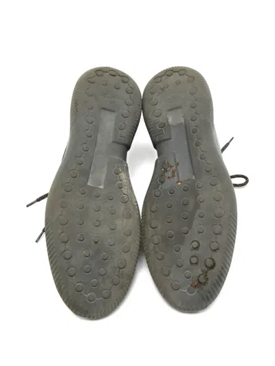 Pre-owned Tod's Nuovo Leather Sneakers In Black