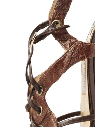 Pre-owned Jimmy Choo 790694 Brown