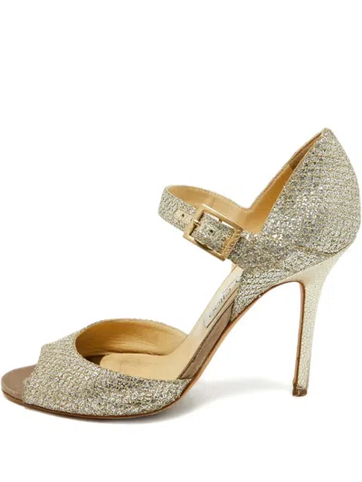 Pre-owned Jimmy Choo 1159777 Gold