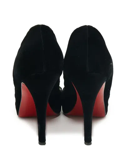 Pre-owned Christian Louboutin 120mm Very Privé Pumps In Black