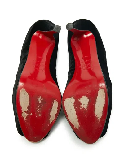 Pre-owned Christian Louboutin 120mm Very Privé Pumps In Black