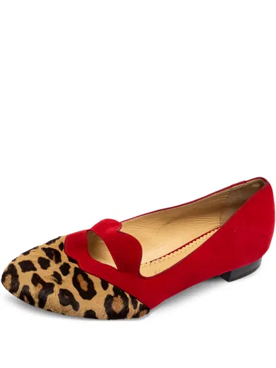 Pre-owned Charlotte Olympia 555117 Red