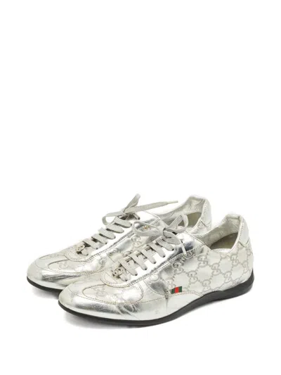 Pre-owned Gucci 1148936 Silver In Gray