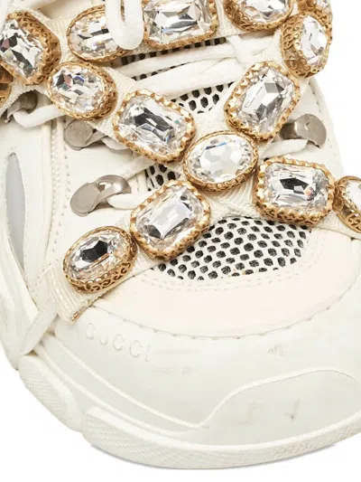 Pre-owned Gucci Flashtrek Chunky Sneakers In Neutral