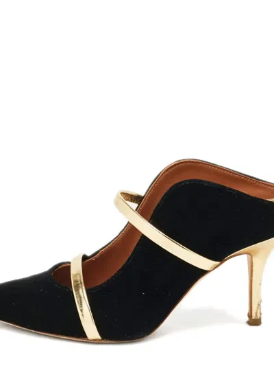 Pre-owned Malone Souliers 1161699 Gold In Black