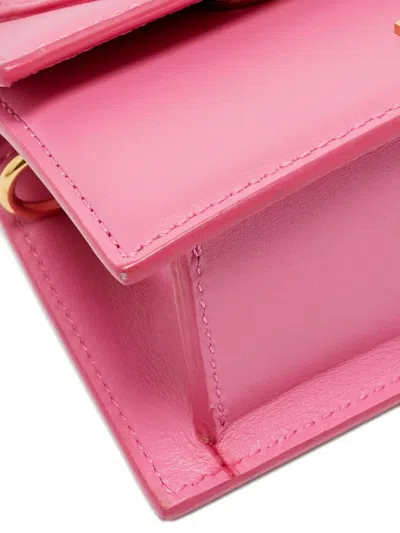 Pre-owned Jacquemus Le Chiquito Leather Mini Bag In Pink