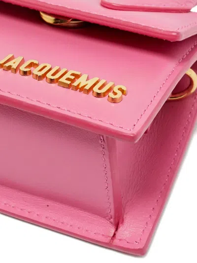 Pre-owned Jacquemus Le Chiquito Leather Mini Bag In Pink