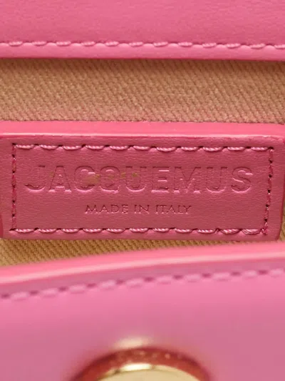 Pre-owned Jacquemus Le Chiquito Leather Mini Bag In Pink