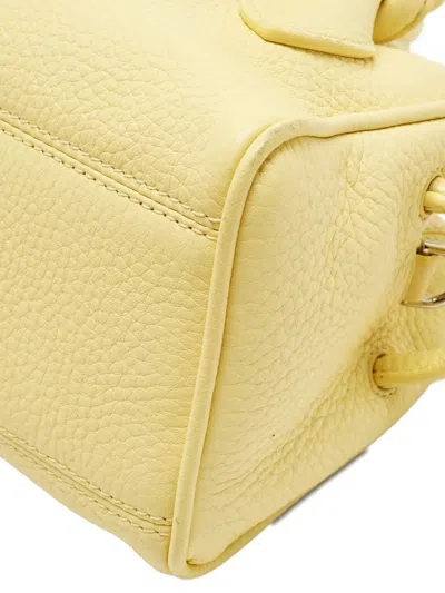 Pre-owned Jacquemus Le Petit Turismo Leather Tote Bag In Yellow