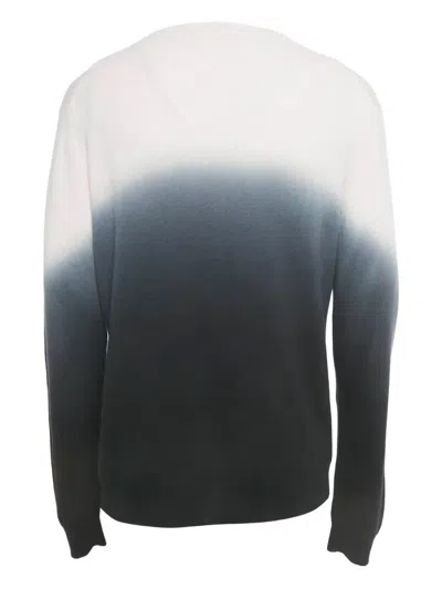 Pre-owned Zadig & Voltaire Ombré Knit Sweater In Gray