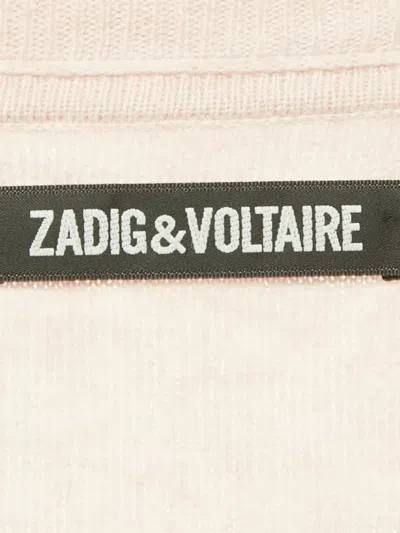 Pre-owned Zadig & Voltaire Ombré Knit Sweater In Gray