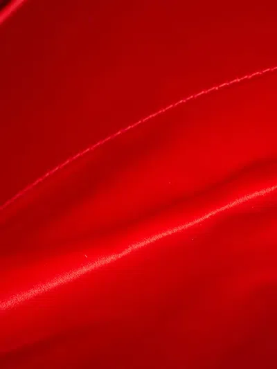 Pre-owned Saint Laurent Belle De Jour Leather Clutch Bag In Orange