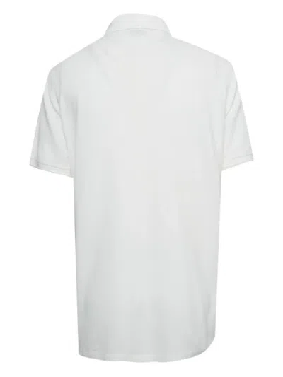 Pre-owned Hugo Boss Piqué Slim-fit Polo Shirt In White