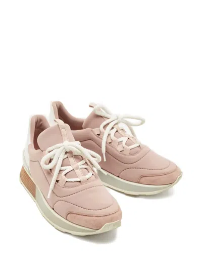 Pre-owned Hermes Miles Sneakers In Pink