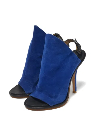 Pre-owned Balenciaga Glove Open-toe Sandals In Blue