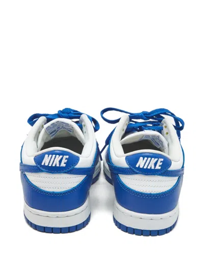 Pre-owned Nike Leather Low Top Shoes In Blue