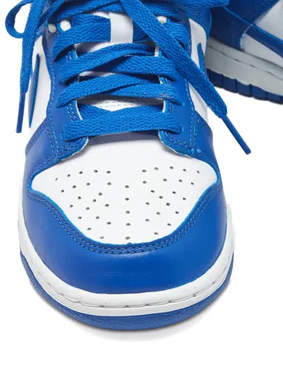 Pre-owned Nike Leather Low Top Shoes In Blue