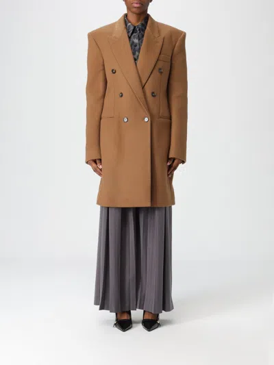 Stella Mccartney Coat  Woman Color Brown In Brown