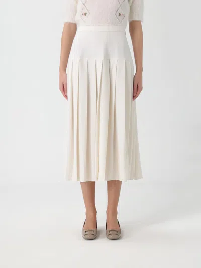 Alessandra Rich Skirt  Woman Color White In White