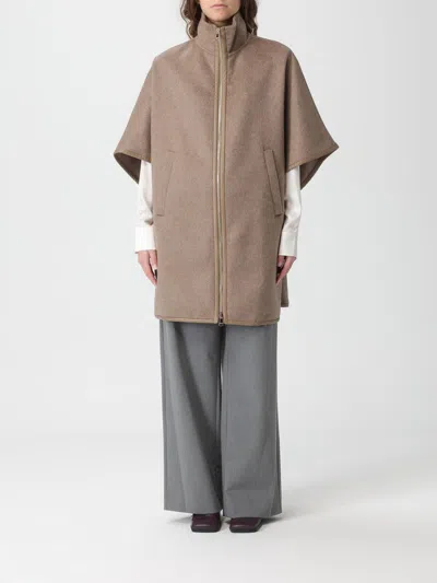 Max Mara Coat  Woman Color Beige In Neutral