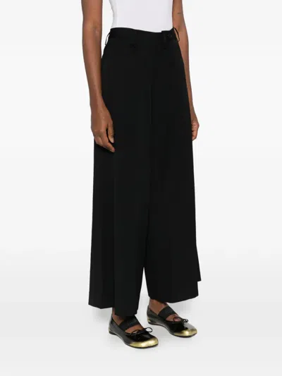 Yohji Yamamoto Zip-fastening Trousers In Black