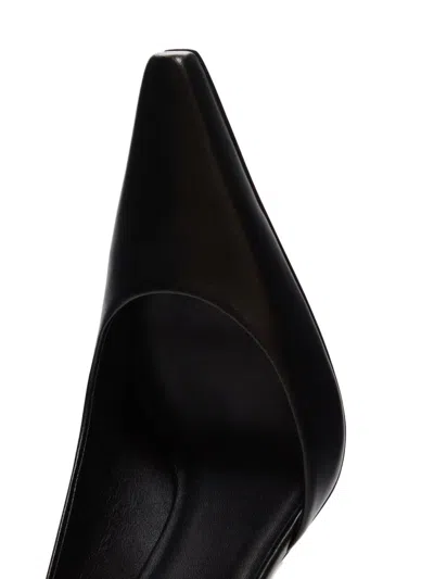 Loulou De Saison 85mm Carllas Asymmetric Ankle Strap Pumps In Multi