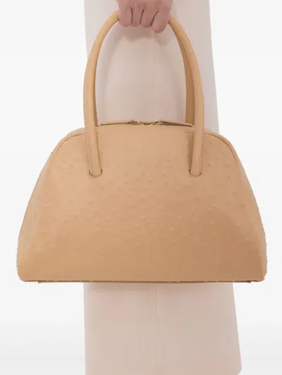 Loulou De Saison Atha Zip Shoulder Bag In Brown