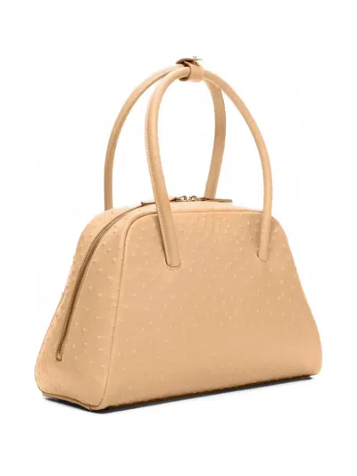 Loulou De Saison Atha Zip Shoulder Bag In Brown