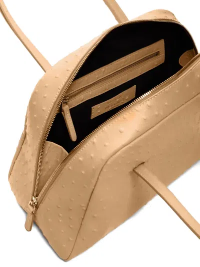 Loulou De Saison Atha Zip Shoulder Bag In Brown