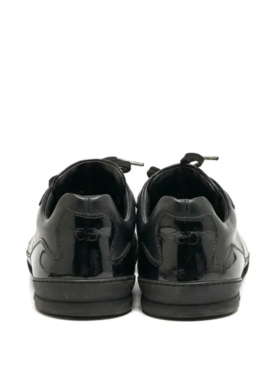 Pre-owned Dior Lace-up Sneakers In Black