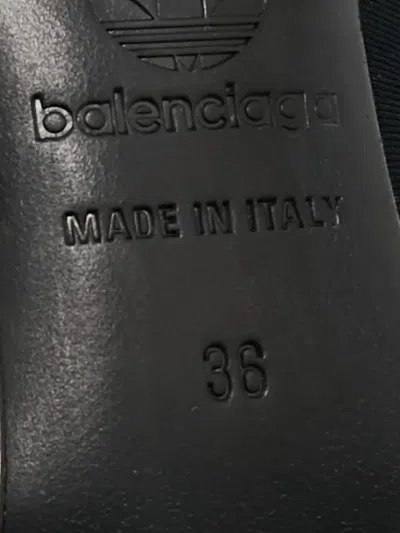 Pre-owned Balenciaga X Adidas Knife Over-the-knee Boots In Black