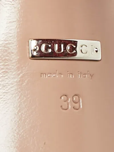 Pre-owned Gucci Horsebit-detail Heeled Sandals In Red