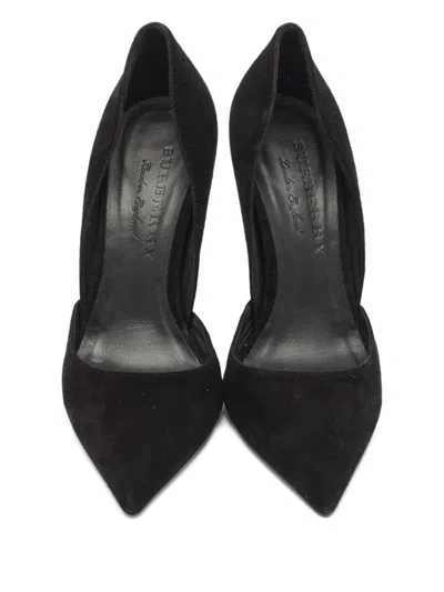 Pre-owned Burberry Virna Pointed Pumps In Black