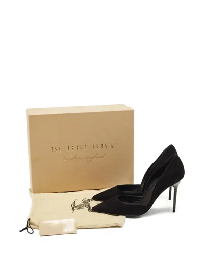 Pre-owned Burberry Virna Pointed Pumps In Black