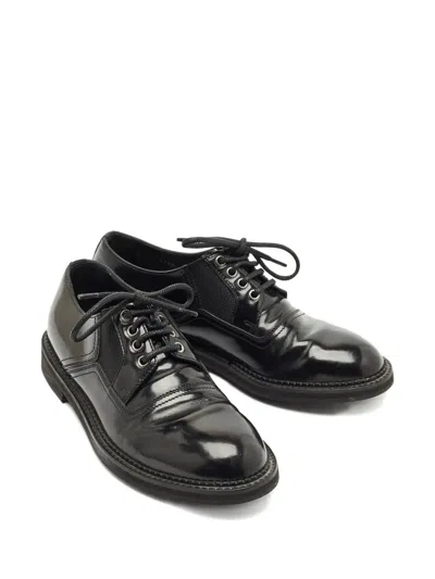 Pre-owned Dolce & Gabbana Lace-up Derby Shoes In Black